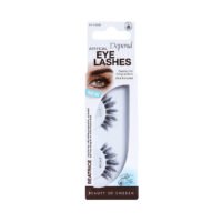 5028-Perfect-Eye-Eyelashes-Beatrice Depend Beatrice artificial eyelashes featuring a flexible thin design, ideal for enhancing eye appearance. Includes glue for application.