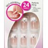 6322_eur Depend Press & Go self-adhesive nails set featuring 24 flexible and detachable nails with an airbrush finish and decorative design.