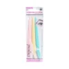 9042-Eyebrow-Cutters Depend eyebrow cutters set of three in pink, yellow, and blue packaging for precise eyebrow shaping and grooming.