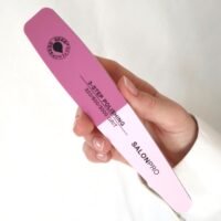 SALONPRO-3-step-Polishing-.2 SalonPro 3-step polishing nail file with 320/600/300 grit for professional nail care and finishing.