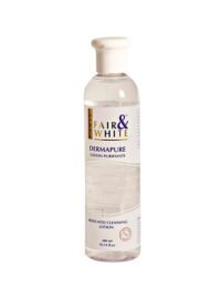 Fair & White Dermapure Medicated Cleansing Lotion 300ml, designed for purifying and cleansing skin effectively.