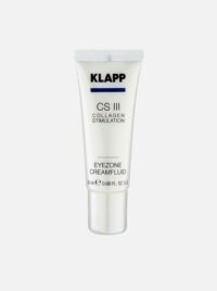 eye-cream KLAPP CS III Eyezone Creamfluid in a 20ml tube designed for collagen stimulation and eye area hydration.