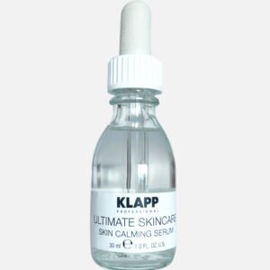 ra-pro-copy1 Klapp Professional Ultimate Skincare Skin Calming Serum in a clear dropper bottle, 30ml size for soothing skin care.